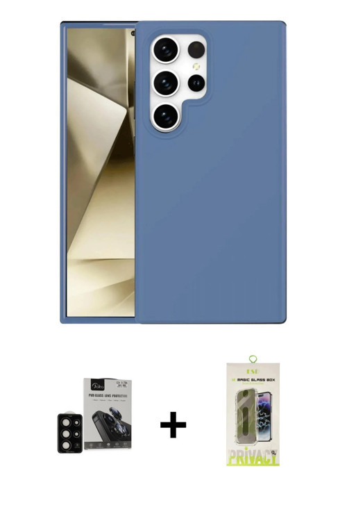 ieg™ Galaxy S24 Ultra Kılıf Kozmos Yansıma Özel Seri - Siyah Joko Magic 5D Hayalet Cam + Siyah PVD M