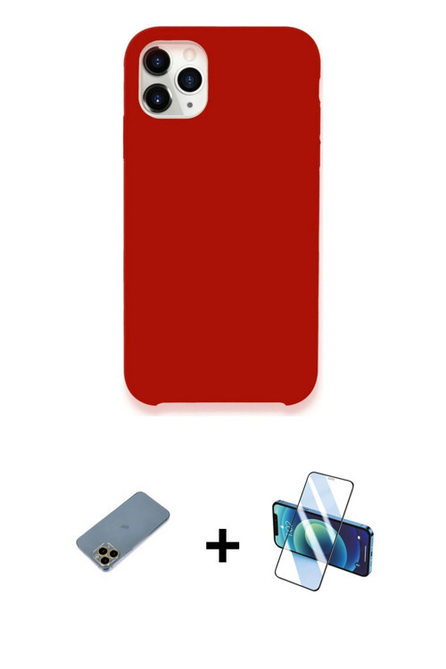 ieg™ iPhone 11 Pro Max Kılıf Zirve Modern Özel Seri - Siyah 3D Antistatik Seramik Nano Ekran Koruyuc