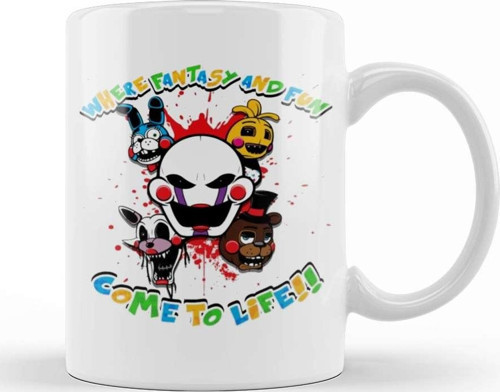 Fnaf 2 Cast Kupa Bardak Porselen