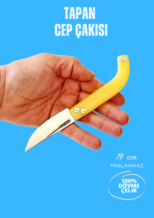 Tapan Cep Çakısı Paslanmaz 19 cm