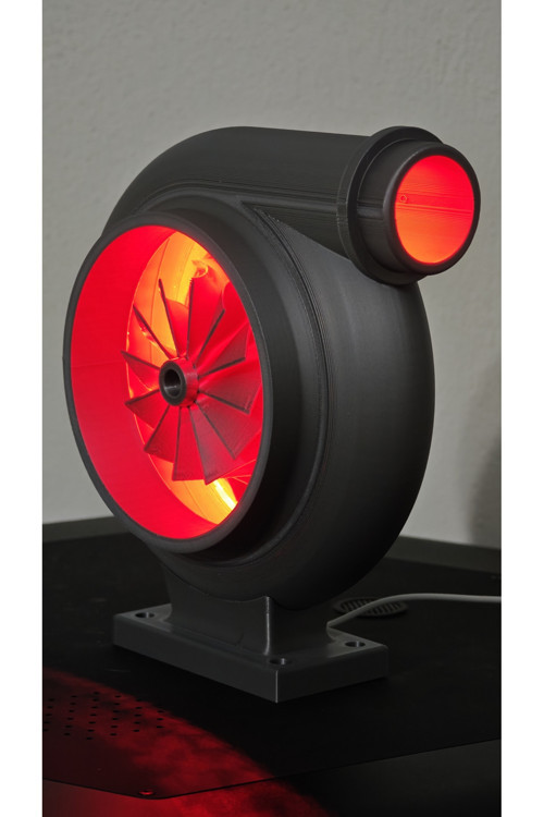Turbo Glow Tasarımlı Masaüstü LED Aydınlatma | 12 Volt | Dekoratif Işıklı Lamba