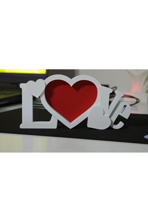 Love Temalı Hediyelik Dekor – Kalbin İçinde En Güzel Anınız - Sevgililer Günü ve Özel Günler