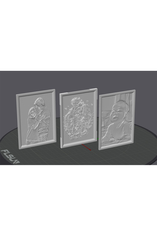 Modüler Aydınlatmalı Litofan Çerçeve - Sadece Görsel Panel