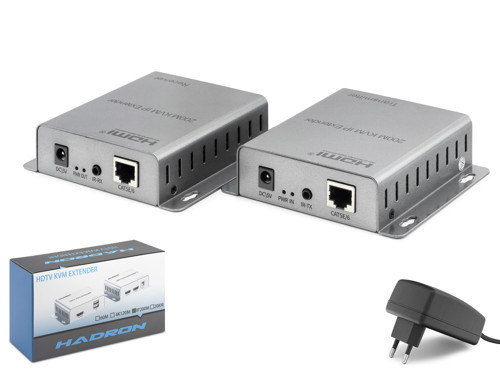 HDX1343 HDMI KVM IP Extender 200 m - Gümüş
