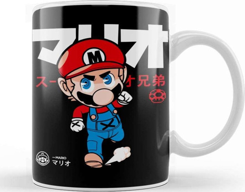 Süper Mario Kupa Bardak Porselen