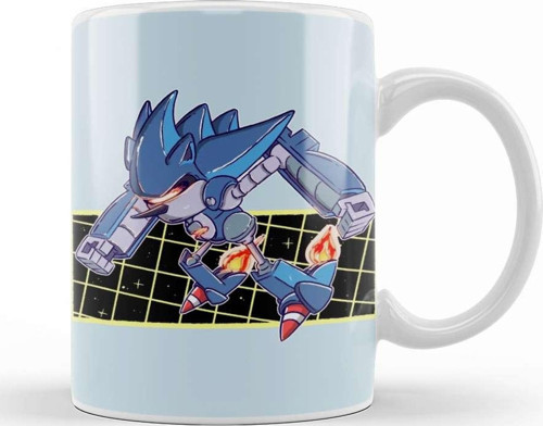 Mecha Sonic Kupa Bardak Porselen