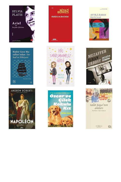 Ariel Ve Seçme Şiirler + 8 Kitap Daha (Set)
