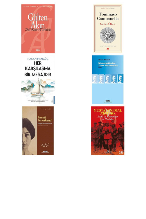 Deli Kızın Türküsü - Seçme Şiirler + 5 Kitap Daha (Set)