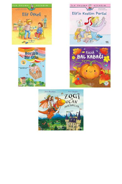 Elif Öfkeli - İlk Okuma Kitabım + 4 Kitap (Set)