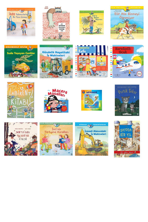 Ada Yabancılarla Bir Yere Gitmez - İlk Okuma Kitabım + 15 Kitap (Set)