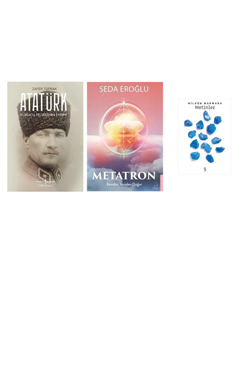 Atatürk - Kurucu Felsefenin Evrimi + 2 Kitap Daha (Set)
