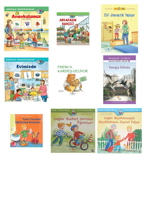 Anaokulumuz Resimli Sözlüğüm: Dünyayı Öğreniyorum + 8 Kitap (Set)