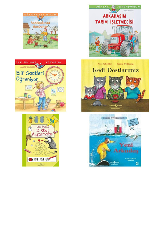 Anaokulunda Sonbahar - Eğlenceli Bilim + 5 Kitap (Set)