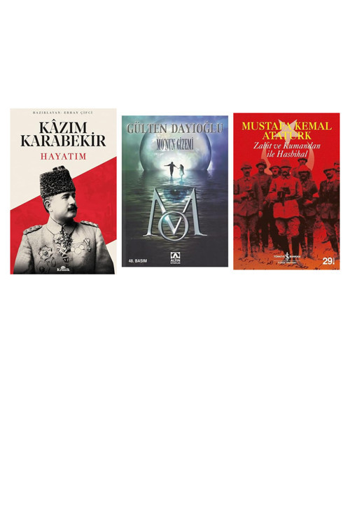 Kazım Karabekir - Hayatım + 2 Kitap Daha (Set)