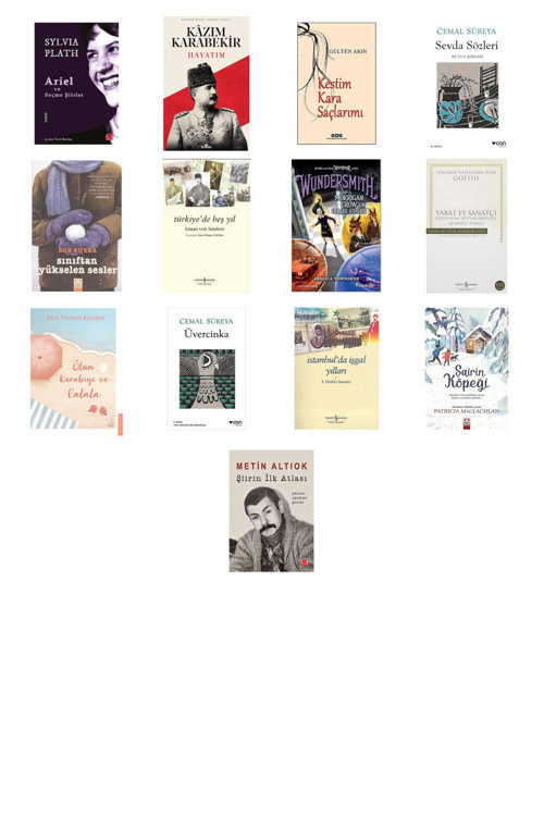 Ariel Ve Seçme Şiirler + 12 Kitap Daha (Set)