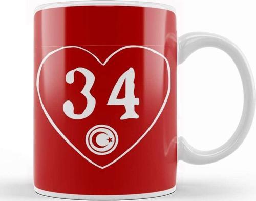 34 İstanbul Kupa Bardak Porselen
