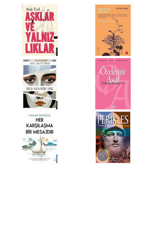 Aşklar Ve Yalnızlıklar + 5 Kitap Daha (Set)