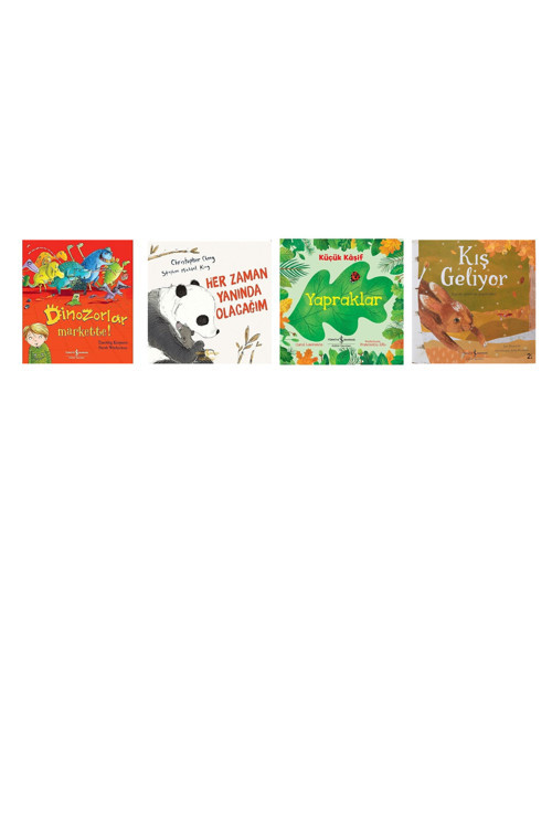 Dinozorlar Markette! + 3 Kitap (Set)