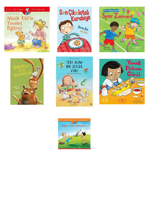 Minik Elif’İn Tuvalet Eğitimi: İlk Okuma Kitabım + 6 Kitap (Set)