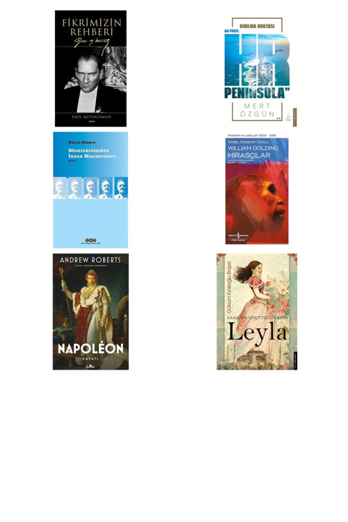 Fikrimizin Rehberi (Ciltli): Gazi Mustafa Kemal + 5 Kitap Daha (Set)