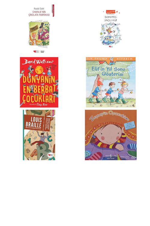 Charlie'Nin Çikolata Fabrikası + 5 Kitap (Set)
