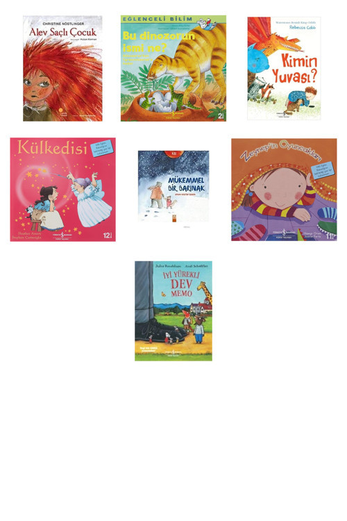Alev Saçlı Çocuk + 6 Kitap (Set)