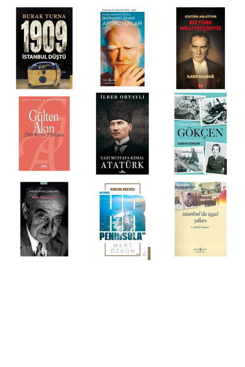 1909 İstanbul Düştü + 8 Kitap Daha (Set)