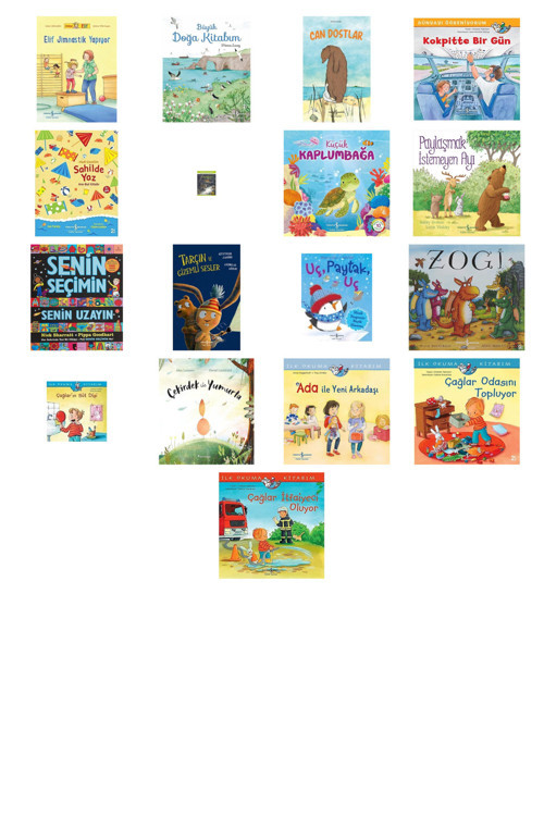 Arkadaşım Elif - Elif Jimnastik Yapıyor + 16 Kitap (Set)