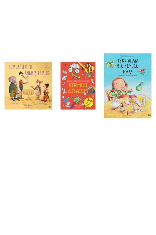 Huysuz Tilki İle Anlayışlı Leylek + 2 Kitap (Set)