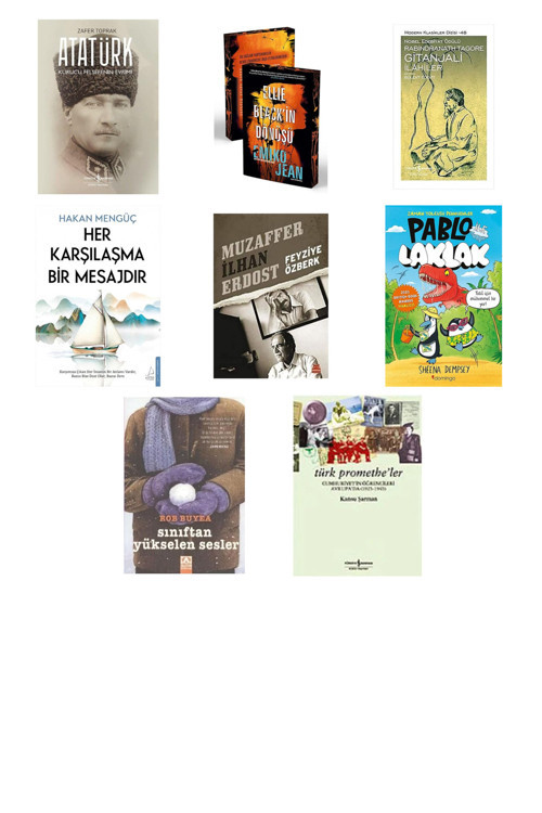 Atatürk - Kurucu Felsefenin Evrimi + 7 Kitap Daha (Set)