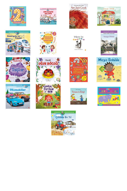 2 Yaş İçin Öyküler + 16 Kitap (Set)