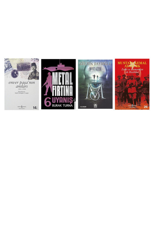 Enver Paşa’Nın Anıları: 1881 - 1908 + 3 Kitap Daha (Set)