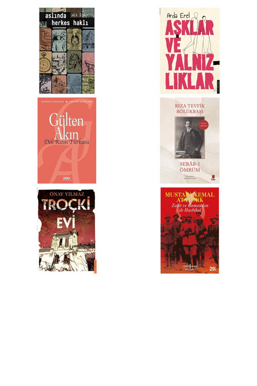 Aslında Herkes Haklı + 5 Kitap Daha (Set)
