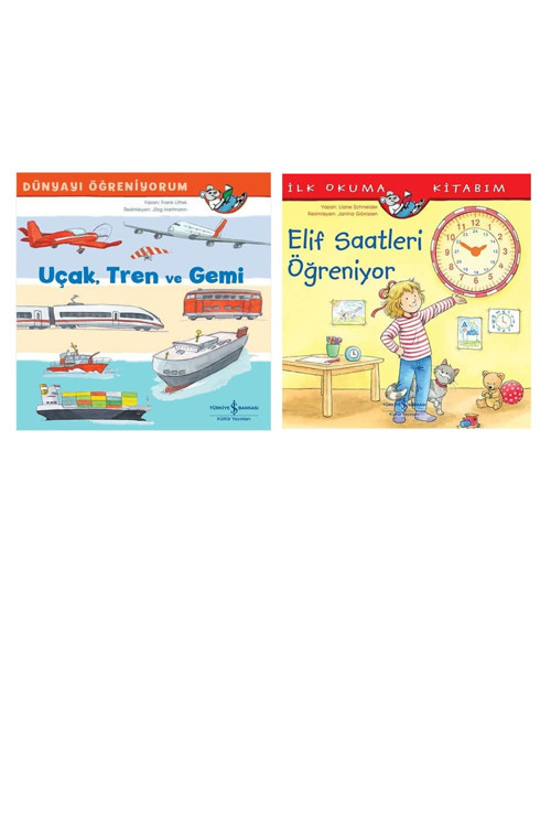 Dünyayı Öğreniyorum - Uçak Tren Ve Gemi + 1 Kitap (Set)