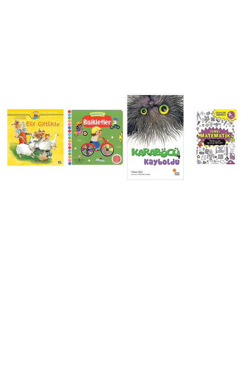 Elif Çiftlikte - İlk Okuma Kitabım + 3 Kitap (Set)