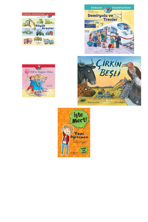 Dünyayı Öğreniyorum - Büyük Araçlar + 4 Kitap (Set)