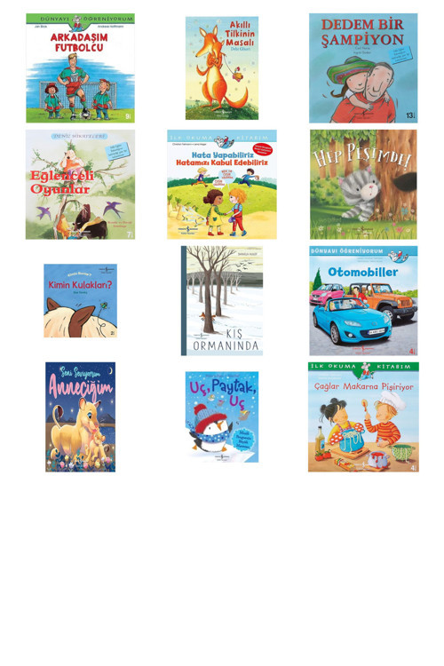 Arkadaşım Futbolcu + 11 Kitap (Set)