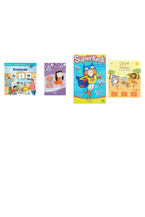 Evimizde Dünyayı Öğreniyorum: Resimli Sözlüğüm + 3 Kitap (Set)