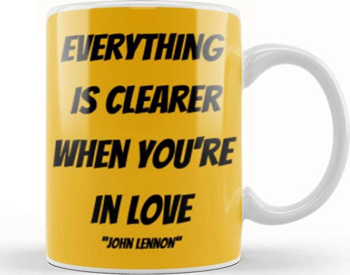 John Lennon Kupa Bardak Porselen