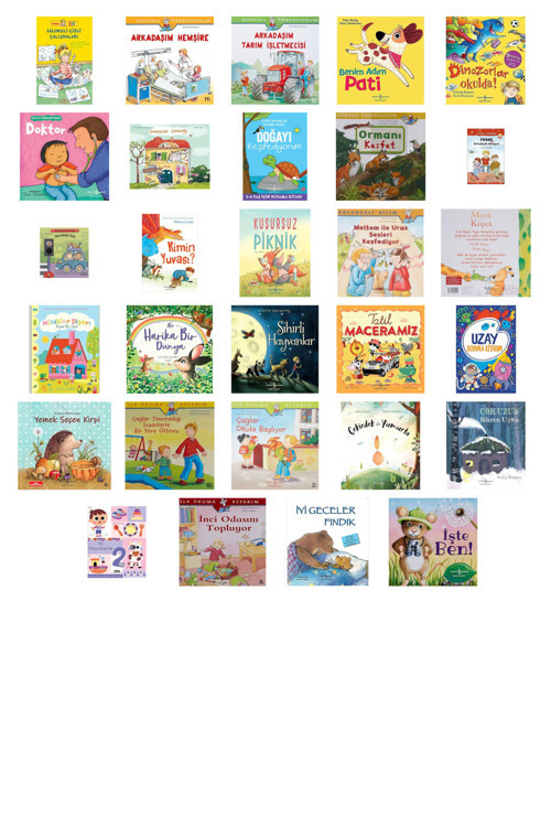 Arkadaşım Elif - Eğlenceli Çizgi Çalışmaları + 28 Kitap (Set)