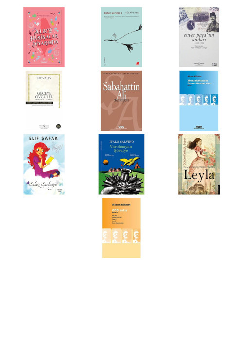 Alice Harikalar Diyarında + 9 Kitap Daha (Set)