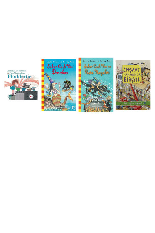 Floddertje (Ciltli) + 3 Kitap (Set)