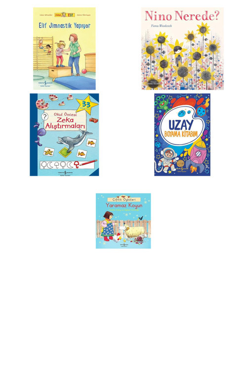 Arkadaşım Elif - Elif Jimnastik Yapıyor + 4 Kitap (Set)