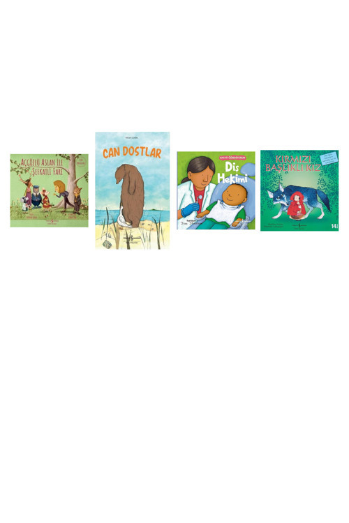 Açgözlü Aslan İle Şefkatli Fare + 3 Kitap (Set)