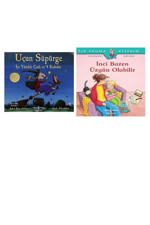 Uçan Süpürge: İyi Yürekli Cadı Ve 4 Kafadar + 1 Kitap (Set)