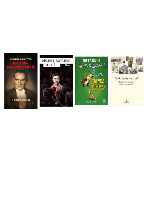 Atatürk Anlatıyor - Biz Türk Milliyetçisiyiz + 3 Kitap Daha (Set)