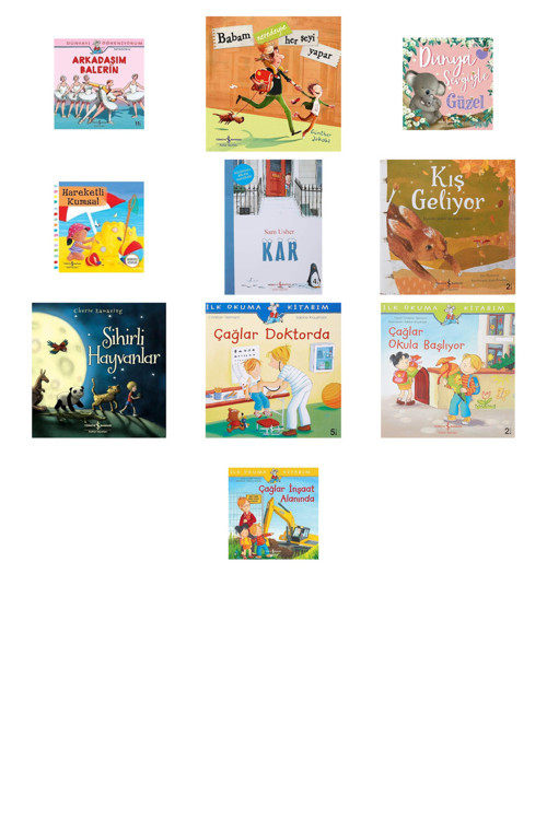 Arkadaşım Balerin + 9 Kitap (Set)