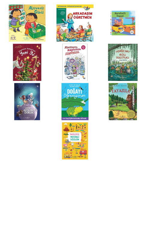 Alışveriş Günü + 9 Kitap (Set)