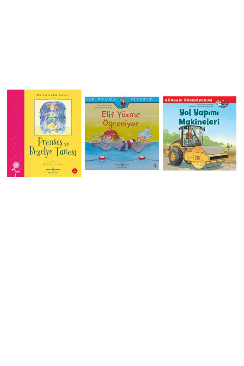 Bir Varmış Bir Yokmuş - Prenses Ve Bezelye Tanesi + 2 Kitap (Set)
