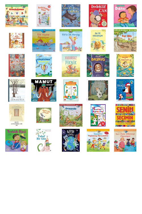 Anaokulumuz Resimli Sözlüğüm: Dünyayı Öğreniyorum + 29 Kitap (Set)
